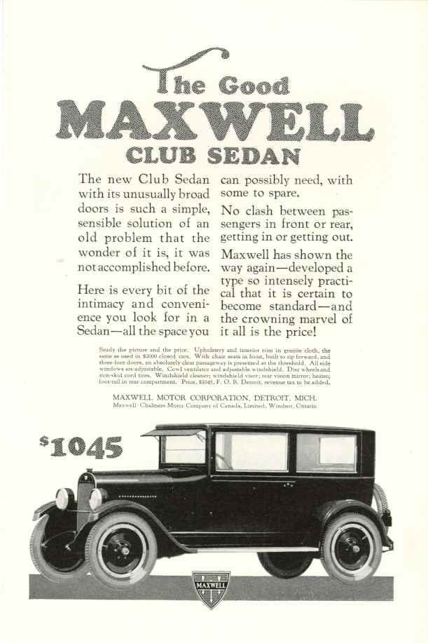 1923 Maxwell 8